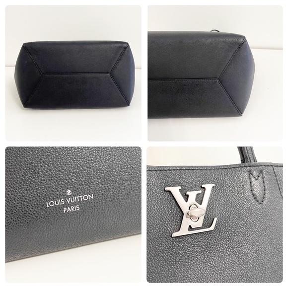 Louis Vuitton Lock Me Cabas Tote in Noir - Picture 7 of 9